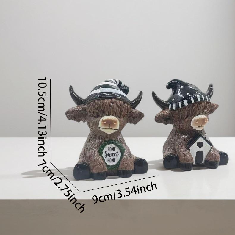 2PCS Cute Cow Resin Figurine Coffee Themed Farmhouse Desk Shelf Decor Ornament Gift for Office Cottage Home Decor Accessories
2PCS Cute Cow Resin Figurine Coffee Themed Farmhouse Desk Shelf Decor Ornament Gift for Office Cottage Home Decor Accessories