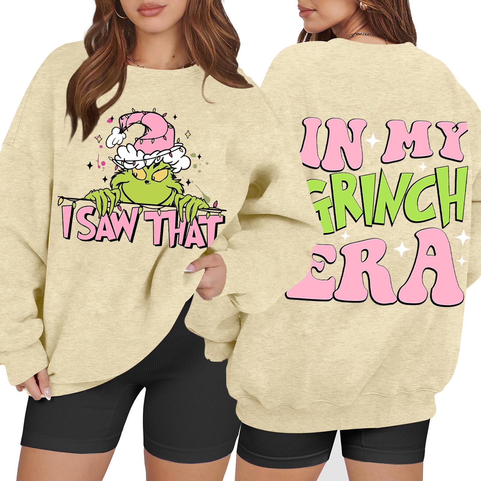 Women s Casual Fashion Long Sleeve Christmas Printed Round Neck Sweatshirt Top L бежевий
Women s Casual Fashion Long Sleeve Christmas Printed Round Neck Sweatshirt Top L бежевий
