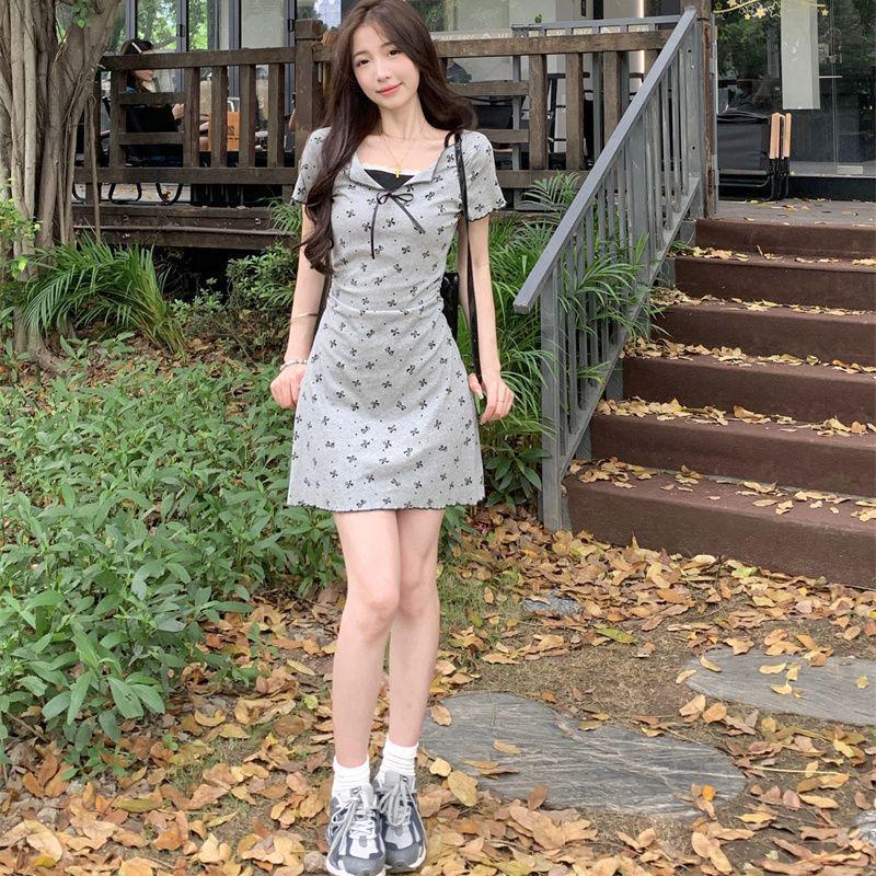 Gray Polka Dot Bowknot Two-Piece Slimming Long Dress for Women - Petite Summer 2024 Collection L recommended for 55-60 kg
Gray Polka Dot Bowknot Two-Piece Slimming Long Dress for Women - Petite Summer 2024 Collection L recommended for 55-60 kg
