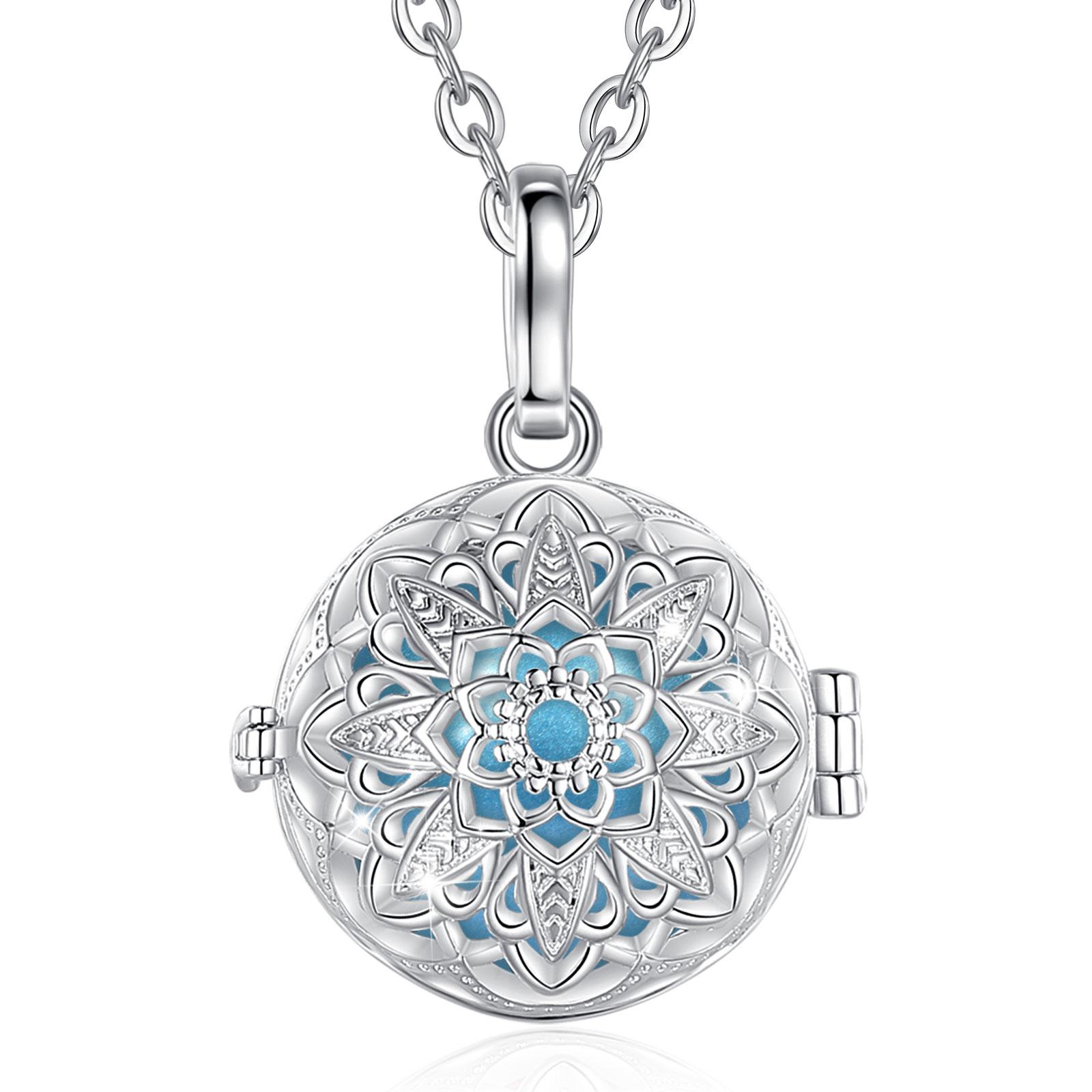 EUDORA 18mm Pregnancy Bola Necklace Angel Caller Harmony Ball Cage Pendant Mix Styles Fashion Maternity Jewelry for Women Gift
EUDORA 18mm Pregnancy Bola Necklace Angel Caller Harmony Ball Cage Pendant Mix Styles Fashion Maternity Jewelry for Women Gift
