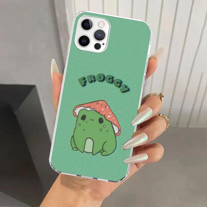 Коттеджкор Лягушка Гриб Кавайный Чехол для Телефона для Iphone 17 Air 16 15 Plus 14 13 Mini 12 11 Pro Max 16E 7 8 SE 2020 Мягкий Funda Pri iPhone 15
Коттеджкор Лягушка Гриб Кавайный Чехол для Телефона для Iphone 17 Air 16 15 Plus 14 13 Mini 12 11 Pro Max 16E 7 8 SE 2020 Мягкий Funda Pri iPhone 15