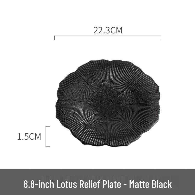 Abay Ceramic Lotus Embossed Flat Dinner Plate
Abay Ceramic Lotus Embossed Flat Dinner Plate