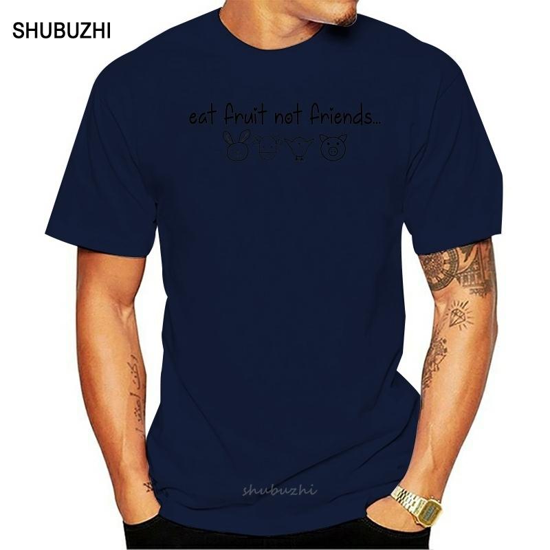 Eat Fruit Not Friends T Shirt Animal Lover Vegan Vegetarian Gift Tee S5XL men cotton tshirt summer brand teeshirt euro size S
Eat Fruit Not Friends T Shirt Animal Lover Vegan Vegetarian Gift Tee S5XL men cotton tshirt summer brand teeshirt euro size S