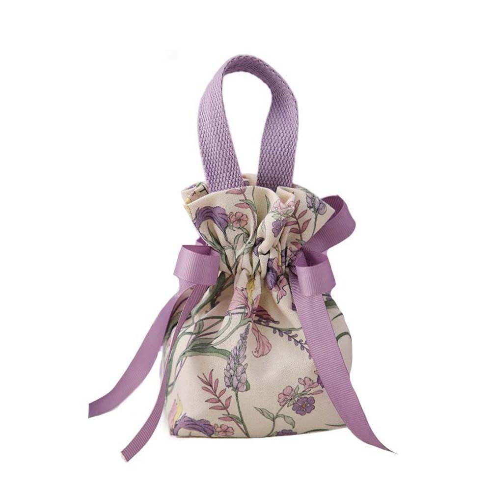 Tope Handle Canvas Drawstring Bag Large Capacity Festive Sugar Bag Flower Wrist Bag Wedding фиолетовый
Tope Handle Canvas Drawstring Bag Large Capacity Festive Sugar Bag Flower Wrist Bag Wedding фиолетовый