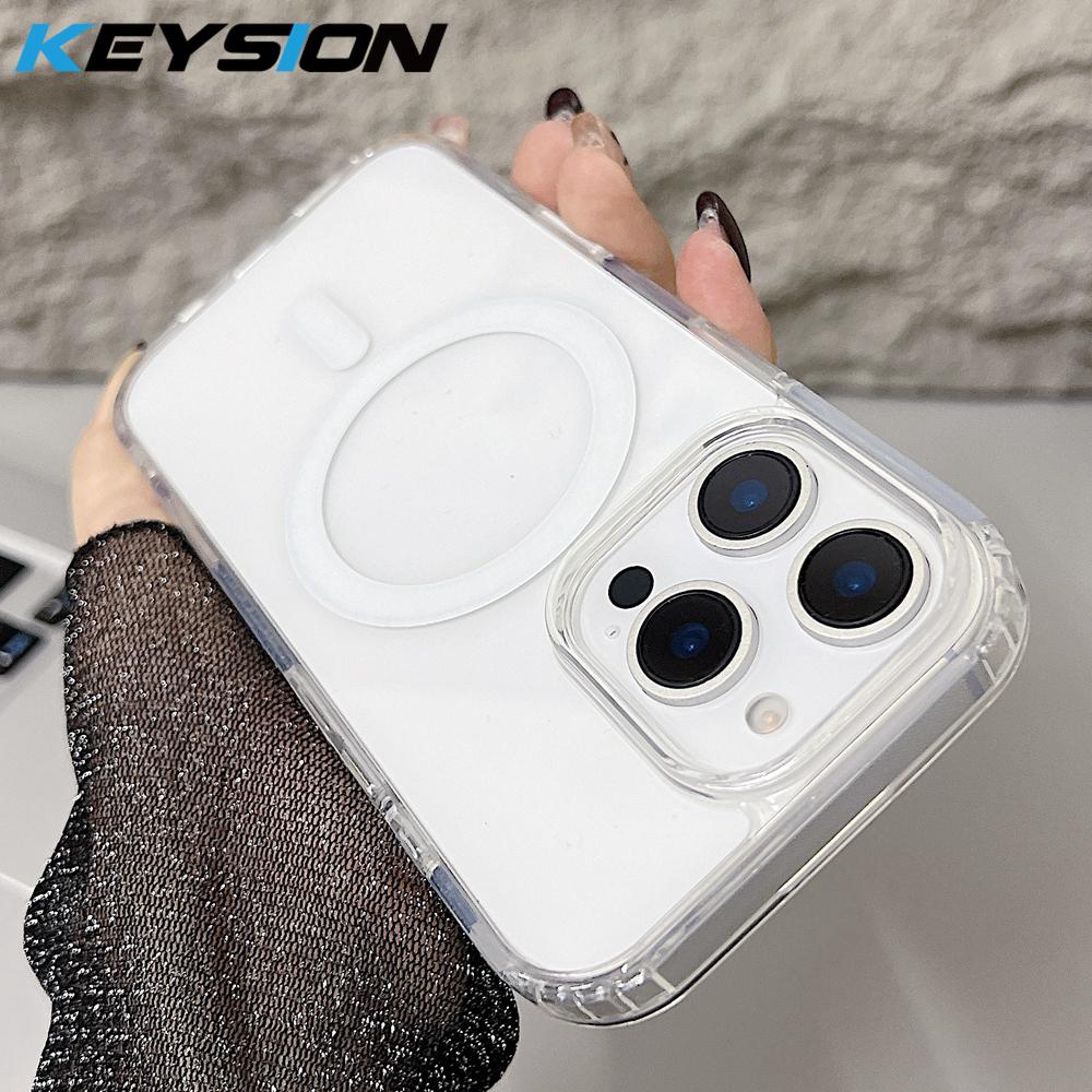 KEYISON Чехол с кнопкой управления камерой для iPhone 16 Pro Max 16 Plus для MagSafe магнитной беспроводной зарядки прозрачная крышка for iPhone 16 Pro Max чистый
KEYISON Чехол с кнопкой управления камерой для iPhone 16 Pro Max 16 Plus для MagSafe магнитной беспроводной зарядки прозрачная крышка for iPhone 16 Pro Max чистый