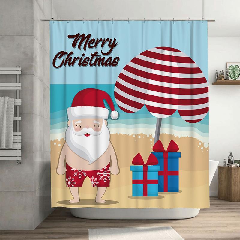 Tu Santa Claus Beach Bathroom Shower Curtain Christmas Holiday Coastal Decor Tropical Summer Vibes Festive Home Decor Gift Idea W60H190(CM)-1 Pcs
Tu Santa Claus Beach Bathroom Shower Curtain Christmas Holiday Coastal Decor Tropical Summer Vibes Festive Home Decor Gift Idea W60H190(CM)-1 Pcs