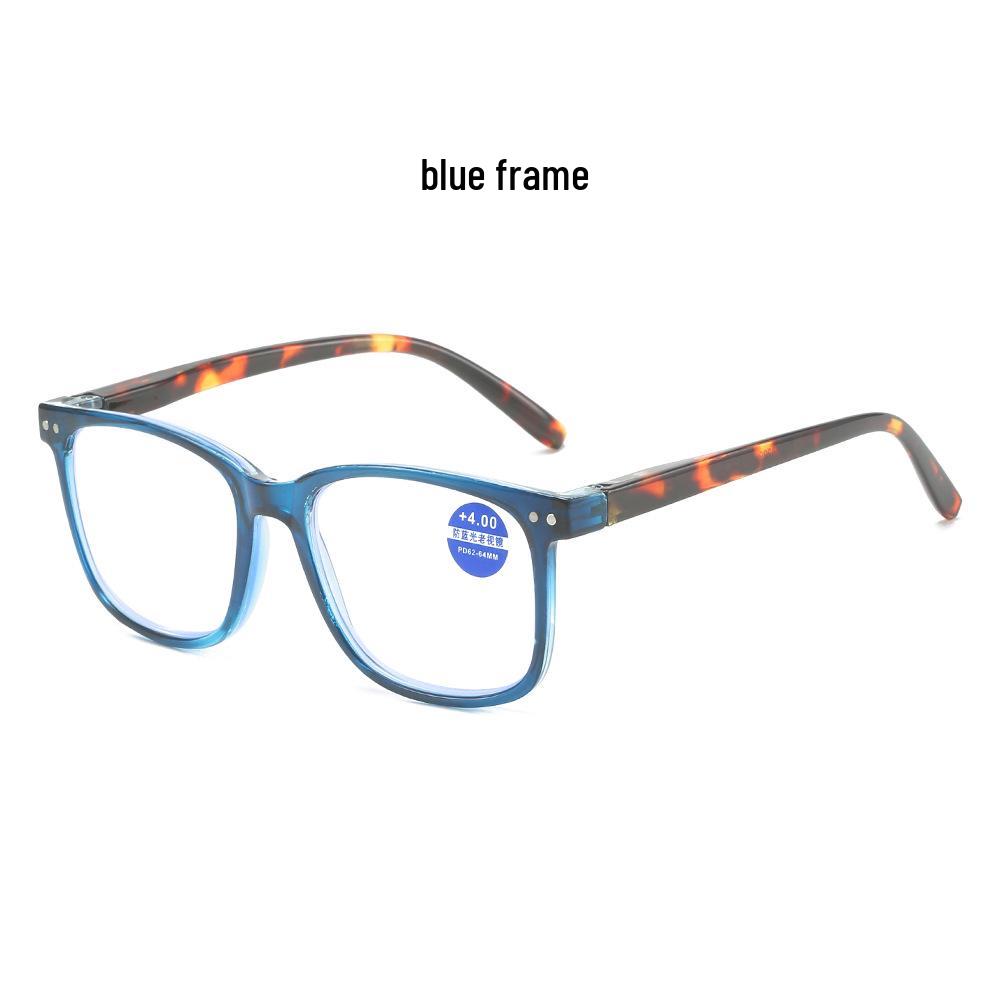European and American Anti-Blue Light Presbyopia Reading Glasses - Clear, Large Frame +2.00
European and American Anti-Blue Light Presbyopia Reading Glasses - Clear, Large Frame +2.00
