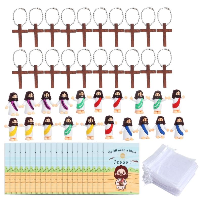20Pcs Pocket Sized Christ Savior Charm and Devotional Cards Crosses Bags Children Spiritual Learning Tool for Believers 1
20Pcs Pocket Sized Christ Savior Charm and Devotional Cards Crosses Bags Children Spiritual Learning Tool for Believers 1
