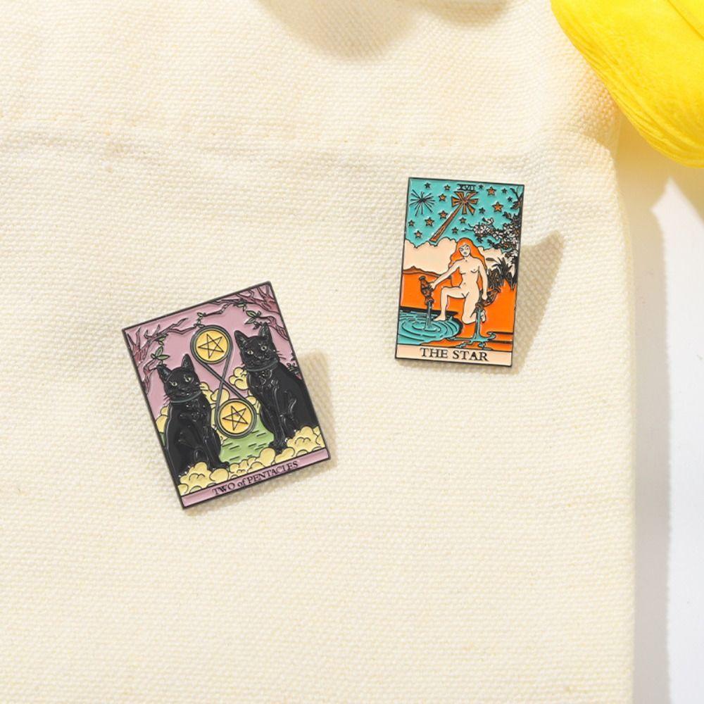 Fun Sun Moon Zinc Zinc Alloy Brooch Creative Brooch Badge Jewelry Gift Magic Skull Cat Brooches Friends
Fun Sun Moon Zinc Zinc Alloy Brooch Creative Brooch Badge Jewelry Gift Magic Skull Cat Brooches Friends
