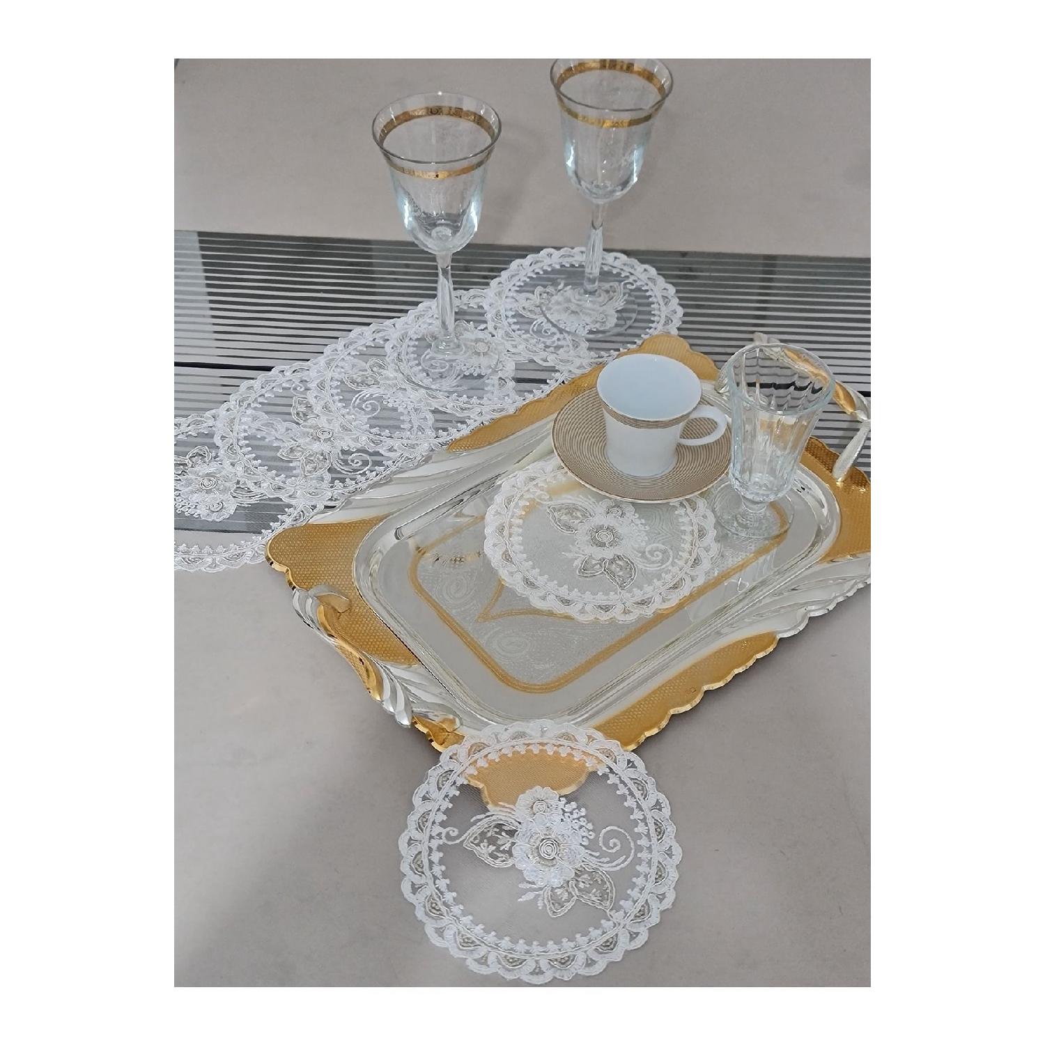 French Lace Decorative Guipure Lace Coffee Cocktail Presentation Napkin 6 Pieces кремовый
French Lace Decorative Guipure Lace Coffee Cocktail Presentation Napkin 6 Pieces кремовый