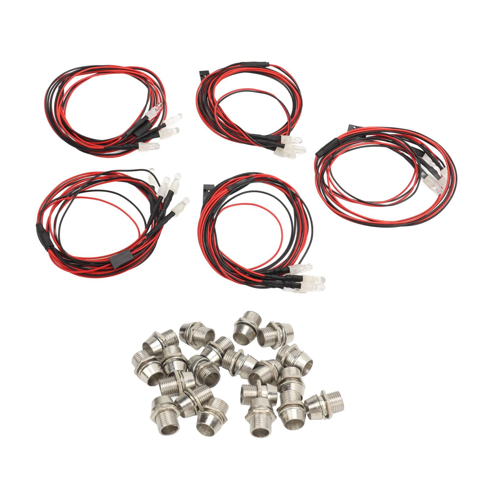 5pcs RC Car LED Light Professional High Brightness Whtie Light 5mm Lamp Beads 4 LED RC Light Kit
5pcs RC Car LED Light Professional High Brightness Whtie Light 5mm Lamp Beads 4 LED RC Light Kit