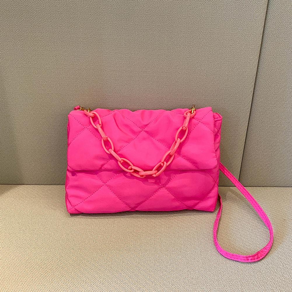 Chain Crossbody Square Bags Casual Flap Ladies Shoulder Bags Fashion Quilted All-match Winter Large Capacity for Girls Shopping рожевий червоний колір
Chain Crossbody Square Bags Casual Flap Ladies Shoulder Bags Fashion Quilted All-match Winter Large Capacity for Girls Shopping рожевий червоний колір