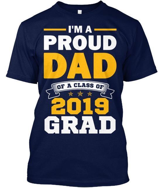 Class Of 2019 Dad Graduation Im A Proud Grad T-Shirt Made in USA Size S to 5XL M
Class Of 2019 Dad Graduation Im A Proud Grad T-Shirt Made in USA Size S to 5XL M