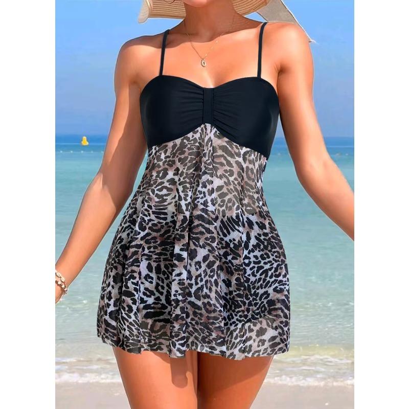 European and American New Swimsuit Split Boxers High Waist Mesh Tankini Women s Swimsuit Tankini XL
European and American New Swimsuit Split Boxers High Waist Mesh Tankini Women s Swimsuit Tankini XL