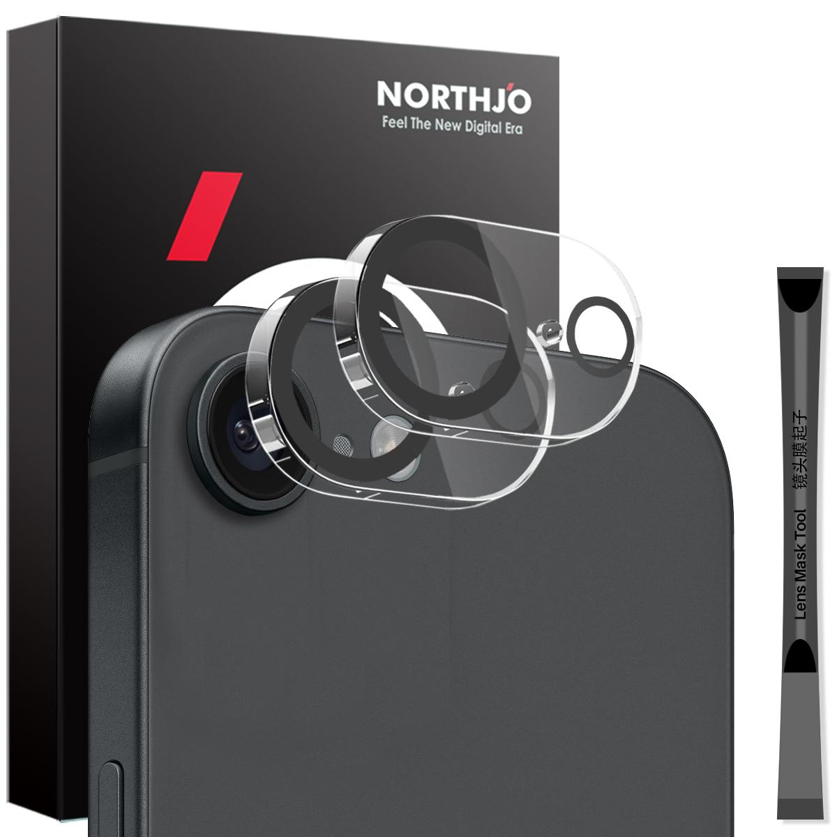 NORTHJO 2 шт. Захисне скло для об єктива камери iPhone 16e, чорні кола, 3D повне покриття, прозоре загартоване скло, плівка для об єктива Type A
NORTHJO 2 шт. Захисне скло для об єктива камери iPhone 16e, чорні кола, 3D повне покриття, прозоре загартоване скло, плівка для об єктива Type A