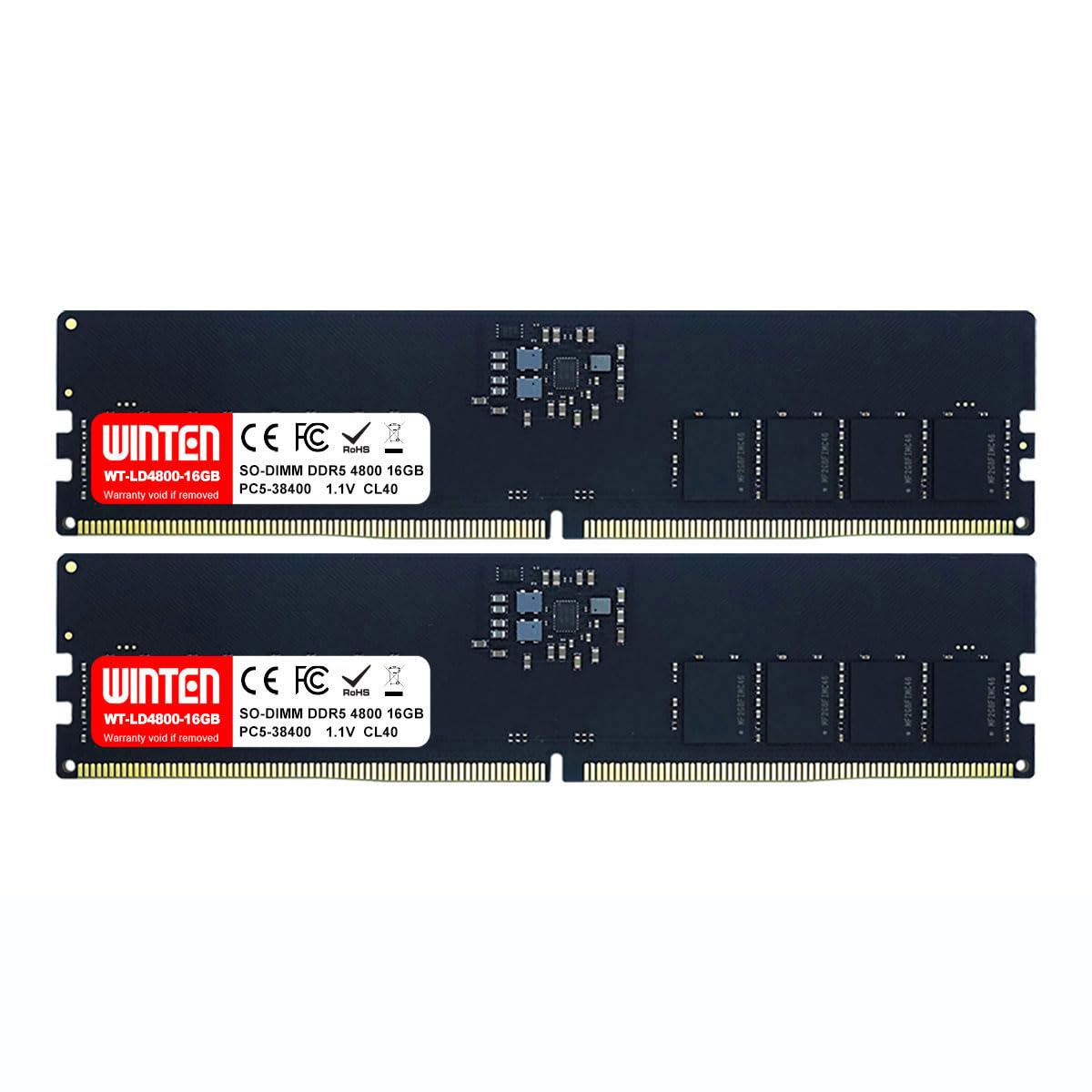 WINTEN Desktop PC Memory 32GB x 288Pin CL40 SODIMM SDRAM Memory Expansion Memory Year 6130 DDR5-4800 (16GB 2) 1.1V Built-in [5 Warranty/Compatibility
WINTEN Desktop PC Memory 32GB x 288Pin CL40 SODIMM SDRAM Memory Expansion Memory Year 6130 DDR5-4800 (16GB 2) 1.1V Built-in [5 Warranty/Compatibility