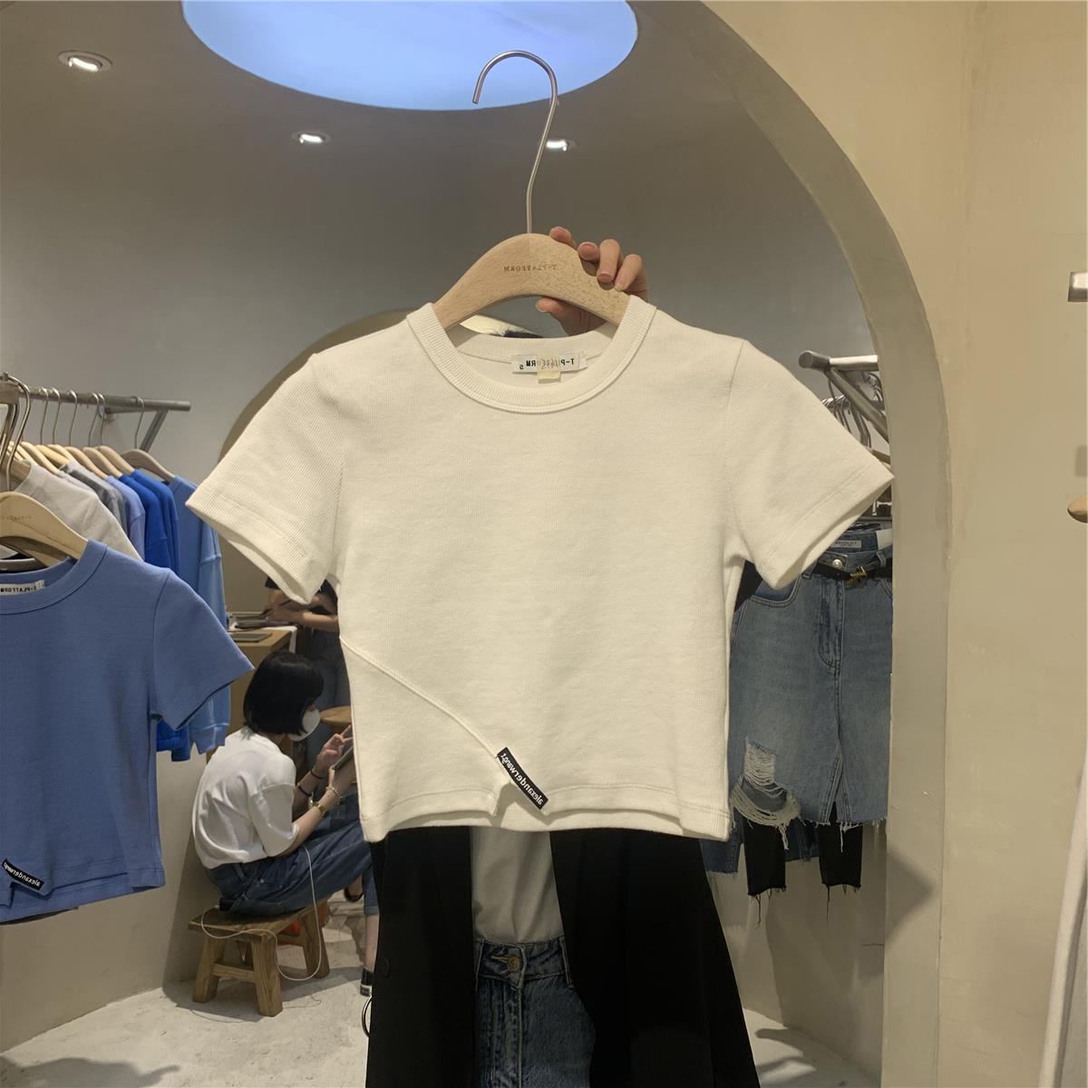 Женская модная облегающая футболка с коротким рукавом, весна/лето 2024 г. Стильный и универсальный топ с коротким рукавом M белый
Женская модная облегающая футболка с коротким рукавом, весна/лето 2024 г. Стильный и универсальный топ с коротким рукавом M белый