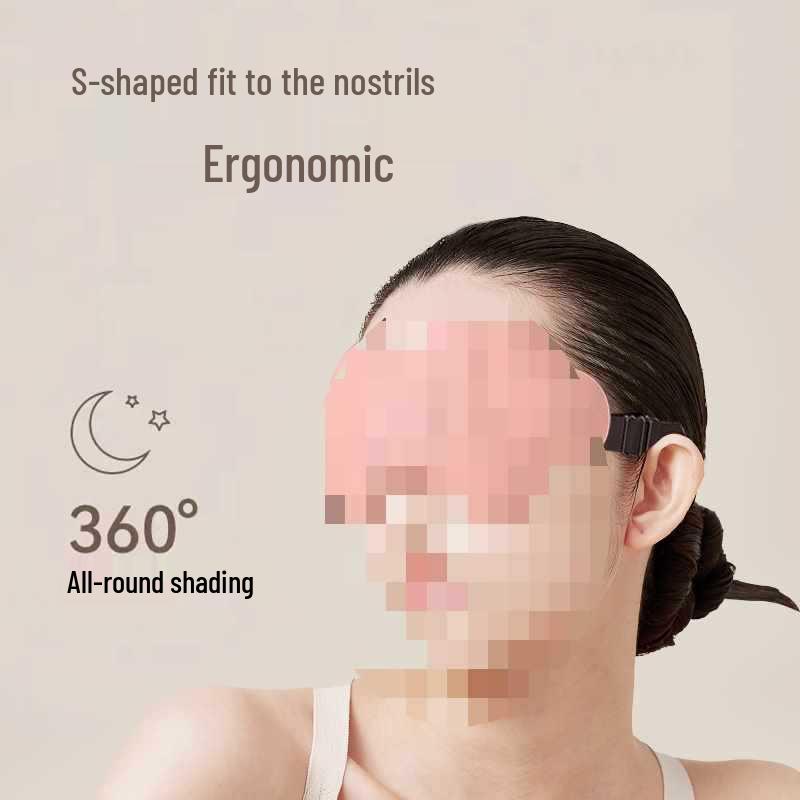 3D Blackout Sleep Eye Mask with Memory Foam for Men & Women - Comfortable, Stereo Design with Ear Loops Black
3D Blackout Sleep Eye Mask with Memory Foam for Men & Women - Comfortable, Stereo Design with Ear Loops Black