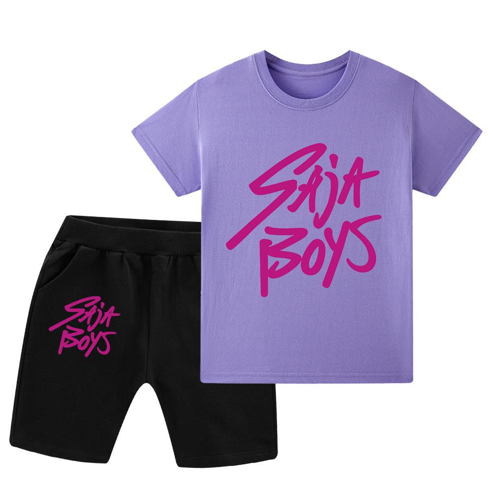 WA1205 Kids Boys Girls Kpop Rumi Zoey Mira Sajaboys Print Short Sleeves T-shirt Shorts Pants Sets 160cm фіолетовий
WA1205 Kids Boys Girls Kpop Rumi Zoey Mira Sajaboys Print Short Sleeves T-shirt Shorts Pants Sets 160cm фіолетовий