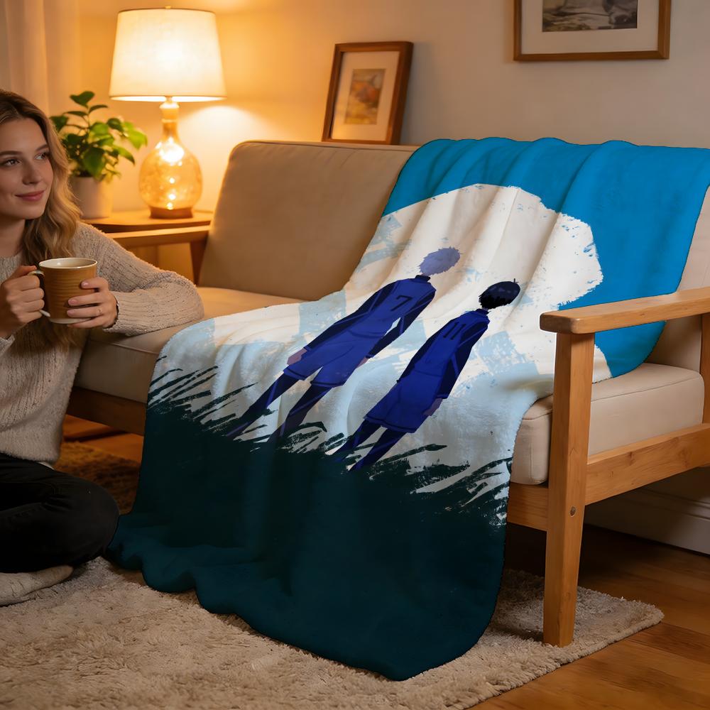 Blue Lock Throw High-Density Short Plush Blanket Soft For Sofa Air-Con Room. 75cmx90cm
Blue Lock Throw High-Density Short Plush Blanket Soft For Sofa Air-Con Room. 75cmx90cm