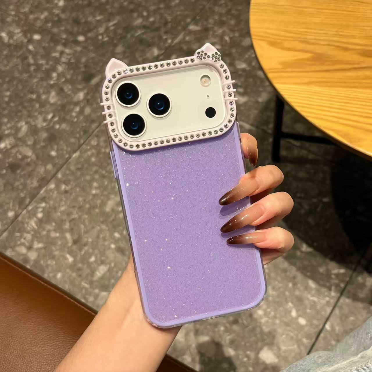 Glitter Cat Ears Kitty Candy Color Phone Case For iPhone 17 16 Plus 15 14 13 12 11 Pro Max Air Bling Diamond Silicone Cover iPhone 16 фіолетовий
Glitter Cat Ears Kitty Candy Color Phone Case For iPhone 17 16 Plus 15 14 13 12 11 Pro Max Air Bling Diamond Silicone Cover iPhone 16 фіолетовий