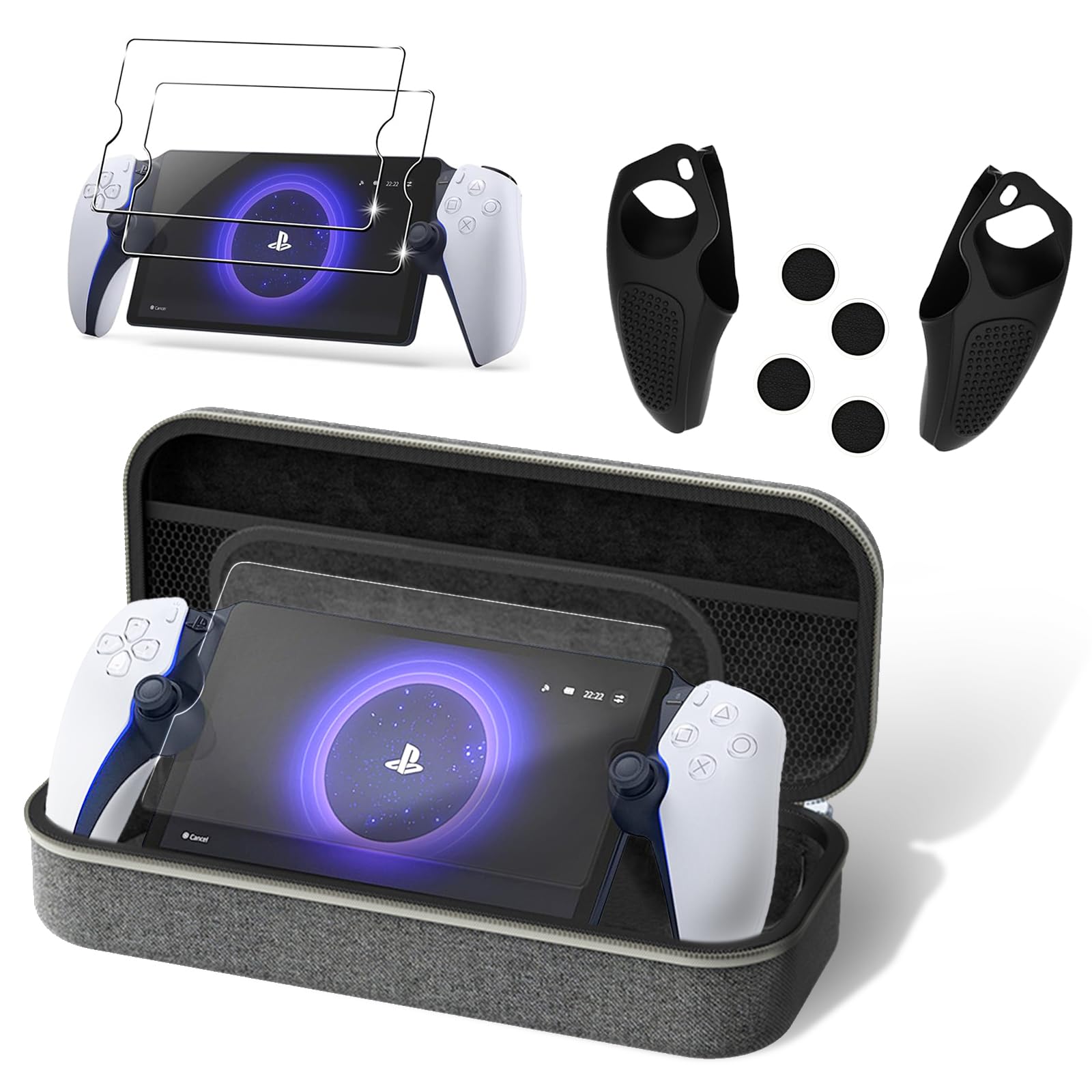 PS Portal dedicated storage case 4in1 playstation Handle case for Playstation Portal Glass film for PS Portal remote player 2 pieces 4 pieces Joystick
PS Portal dedicated storage case 4in1 playstation Handle case for Playstation Portal Glass film for PS Portal remote player 2 pieces 4 pieces Joystick