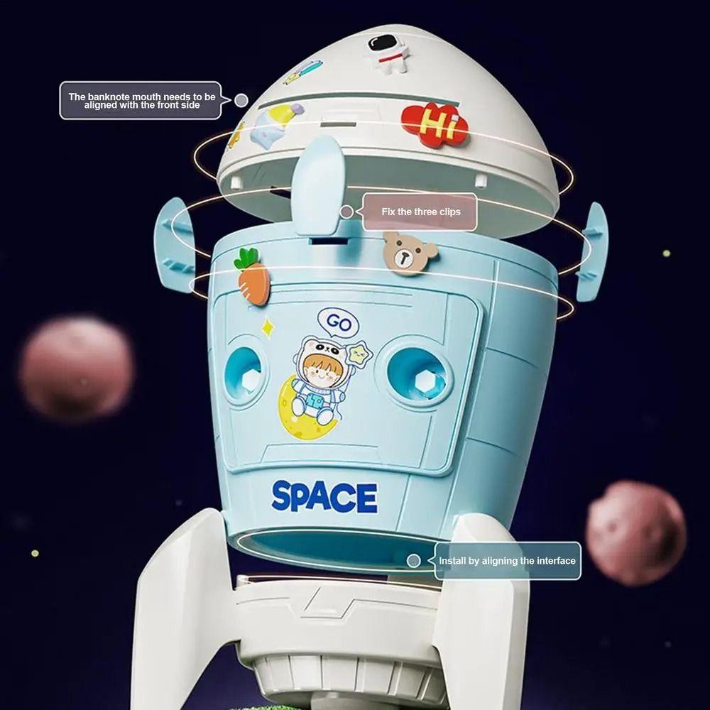with Stickers Rocket Piggy Bank Kawaii Kids Coin Box Space Savings Bank Kids/Children/Toddler
with Stickers Rocket Piggy Bank Kawaii Kids Coin Box Space Savings Bank Kids/Children/Toddler