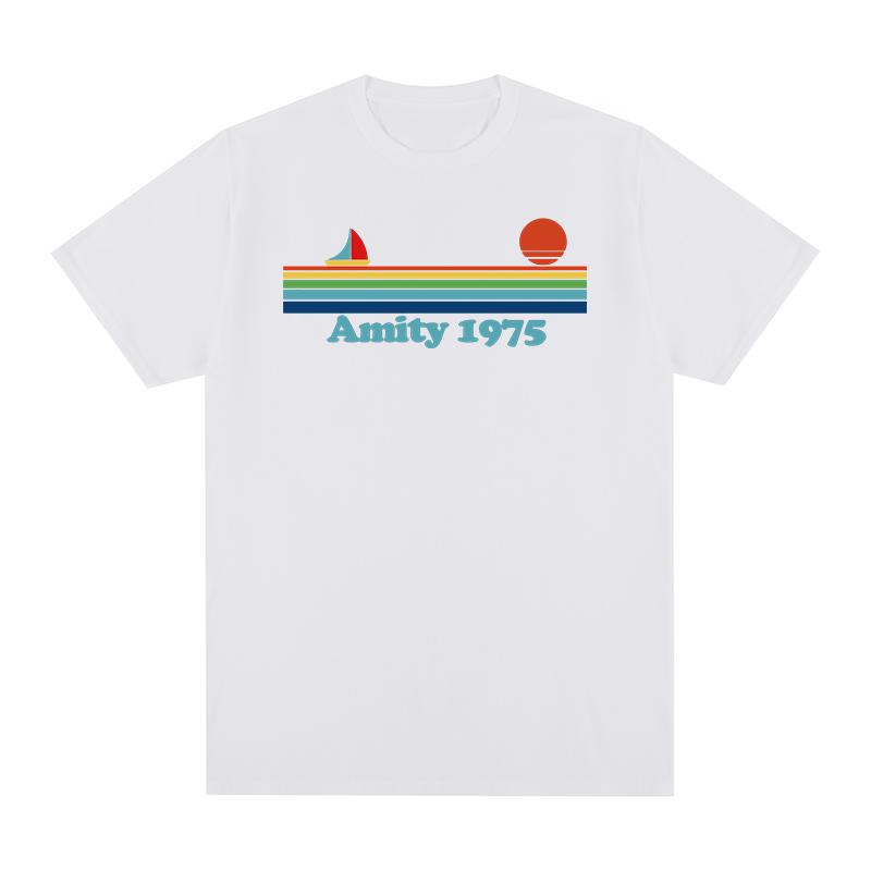 Jaws Amity 1975 Vintage Tshirt Y2k Clothing Birthday Gift Horror Movie Graphic Cotton Men T shirt New TEE TSHIRT Womens tops S
Jaws Amity 1975 Vintage Tshirt Y2k Clothing Birthday Gift Horror Movie Graphic Cotton Men T shirt New TEE TSHIRT Womens tops S