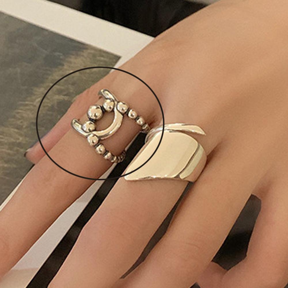 BF CLUB 925 Sterling Silver Irregular Ring Female Wide Smooth Open Simple Retro Style Handmade Rings Jewelry Birthday Gift resizable
BF CLUB 925 Sterling Silver Irregular Ring Female Wide Smooth Open Simple Retro Style Handmade Rings Jewelry Birthday Gift resizable