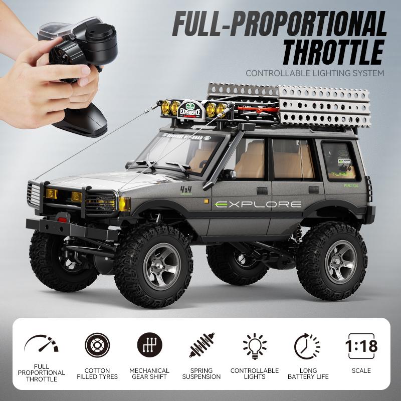 JXC LR1801 1/18 RC Car 4WD Full Proportion Dual Speed Simulation Climbing Off-road Model Toy for Kid And Adults серый
JXC LR1801 1/18 RC Car 4WD Full Proportion Dual Speed Simulation Climbing Off-road Model Toy for Kid And Adults серый