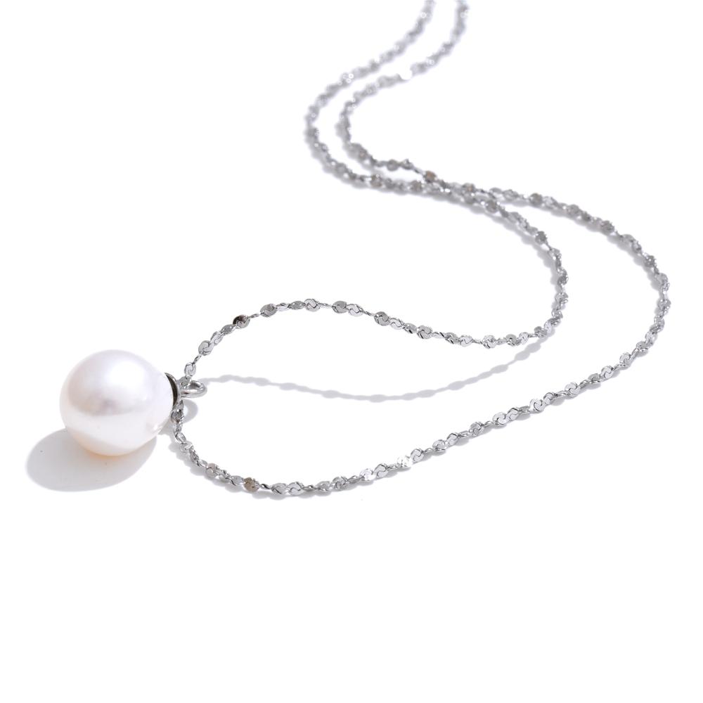 Yhpup Exquisite Thin Chain Natural Freshwater Pearl Pendant Necklace for Women Stainless Steel Fashion Collar Jewelry Gift
Yhpup Exquisite Thin Chain Natural Freshwater Pearl Pendant Necklace for Women Stainless Steel Fashion Collar Jewelry Gift