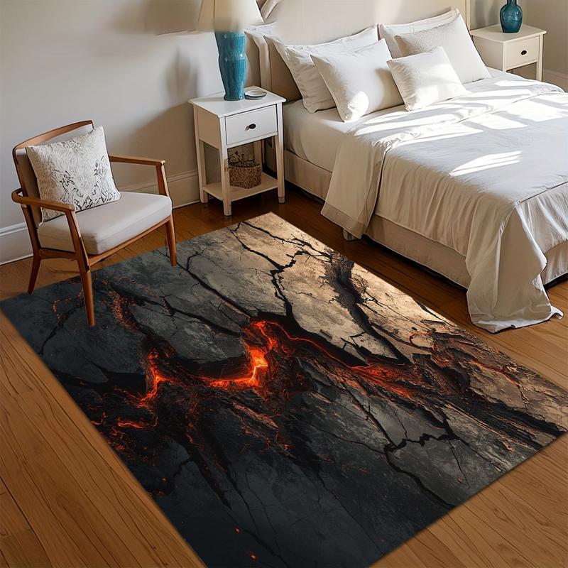 2D Volcanic Lava Visual Illusion Crack Area Rug Non-Slip Washable Home Decor for Bedroom Living Room Dining Room Gaming Room 40cm x 60cm
2D Volcanic Lava Visual Illusion Crack Area Rug Non-Slip Washable Home Decor for Bedroom Living Room Dining Room Gaming Room 40cm x 60cm