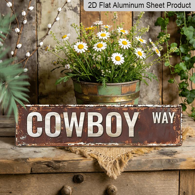 2D Flat 1pc, 15.7×3.94inch Vintage Cowboy, Aluminum Decorative Sign, Rustic Aluminum Wall Plaque for Home, Street, Shop, Garage, Bar, Farm 40cm x 10cm
2D Flat 1pc, 15.7×3.94inch Vintage Cowboy, Aluminum Decorative Sign, Rustic Aluminum Wall Plaque for Home, Street, Shop, Garage, Bar, Farm 40cm x 10cm