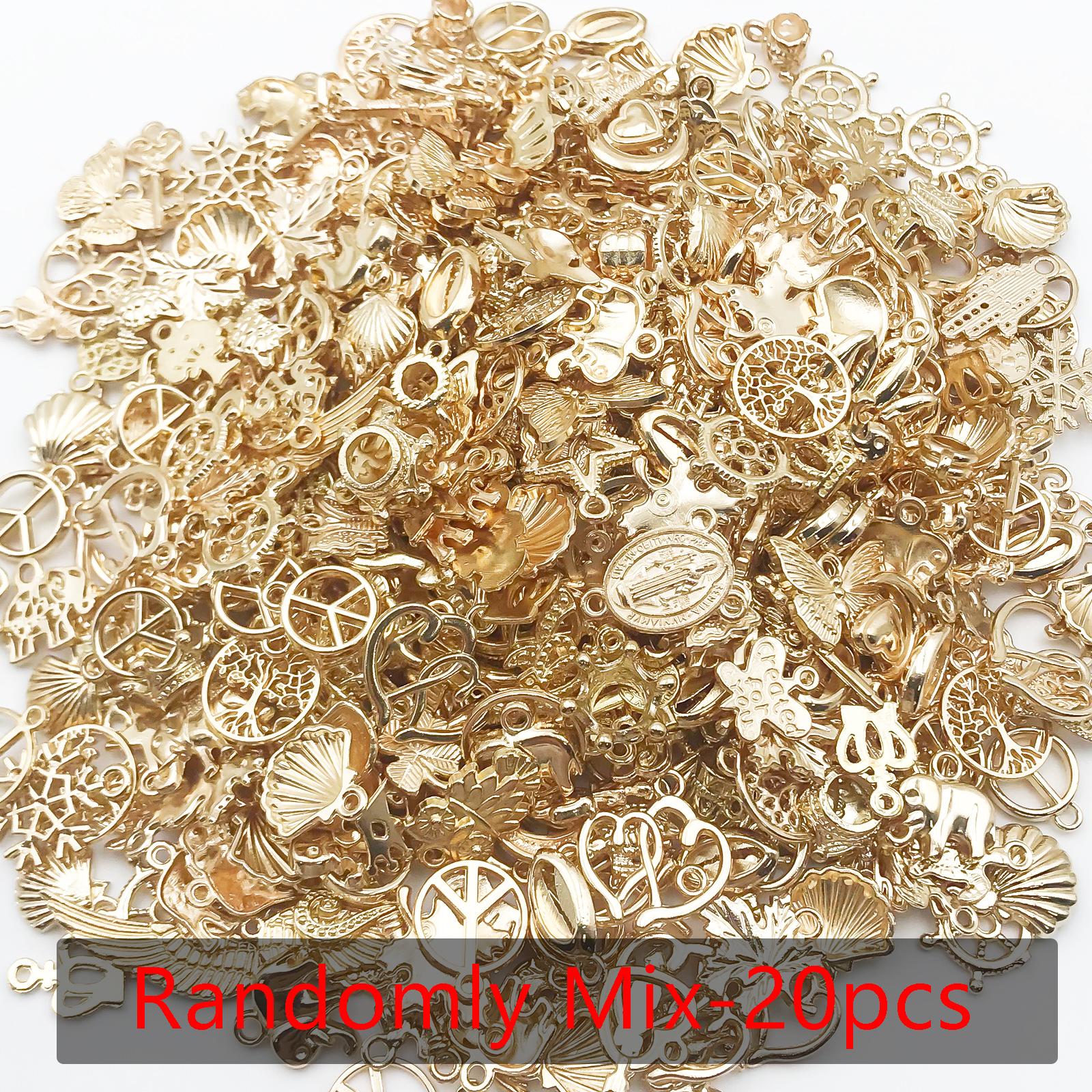 Randomly Mix 20/30/50pcs Metal Alloy Charms Pendants Beads For DIY Handmade Bracelets, Neacklaces, Earrings, DIY Jewelry Making
Randomly Mix 20/30/50pcs Metal Alloy Charms Pendants Beads For DIY Handmade Bracelets, Neacklaces, Earrings, DIY Jewelry Making