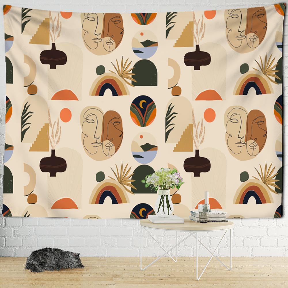 Красочное человеческое лицо, абстрактные линии, иллюстрация, гобелен, настенный Гобелен, психоделический колдовство, эстетика комнаты, домашний декор 95x70cm
Красочное человеческое лицо, абстрактные линии, иллюстрация, гобелен, настенный Гобелен, психоделический колдовство, эстетика комнаты, домашний декор 95x70cm