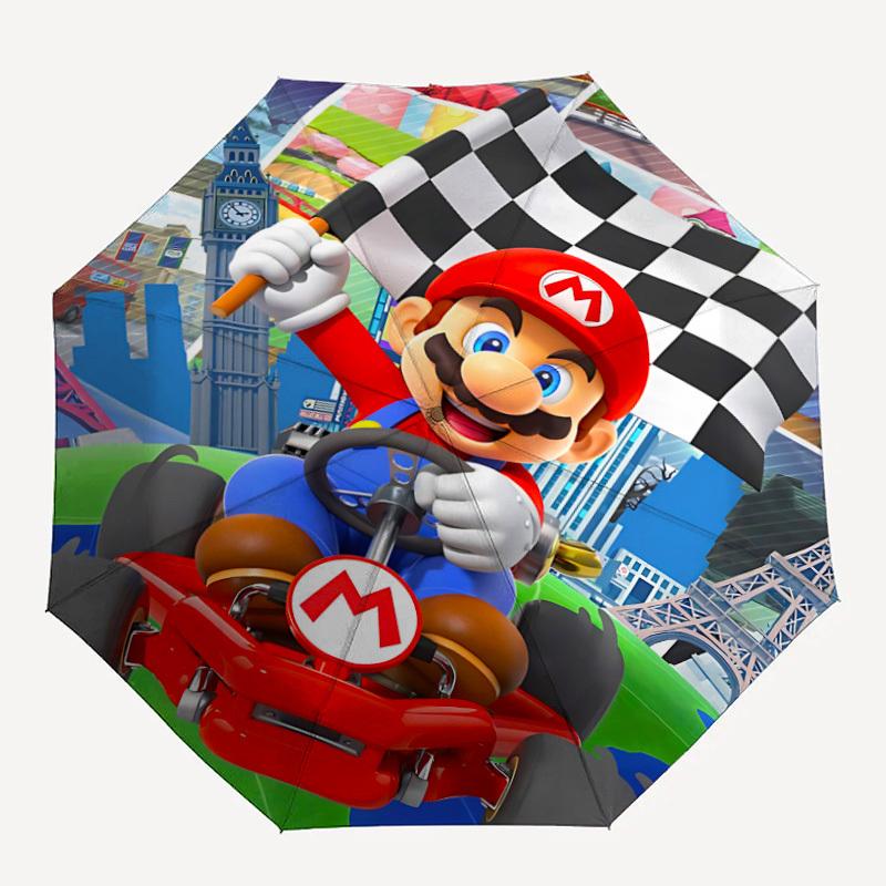 1pc Mario Kart Racing Automatic Open/close Folding Portable Umbrella with 8-Rib Structure for Women/Men, All-Season Use a0901154
1pc Mario Kart Racing Automatic Open/close Folding Portable Umbrella with 8-Rib Structure for Women/Men, All-Season Use a0901154