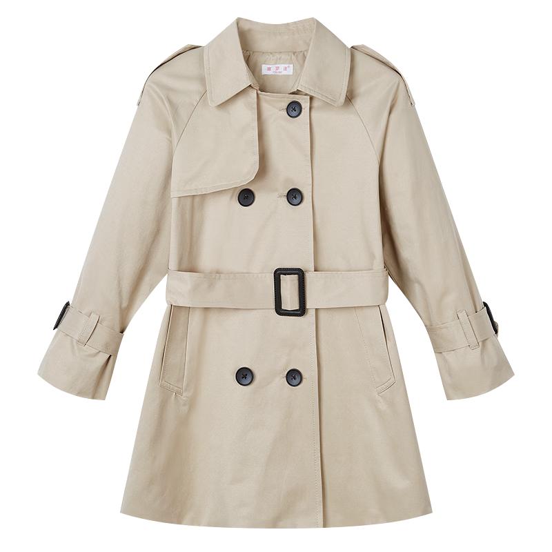 Girls British Style Mid-length Trench Coat 160
Girls British Style Mid-length Trench Coat 160