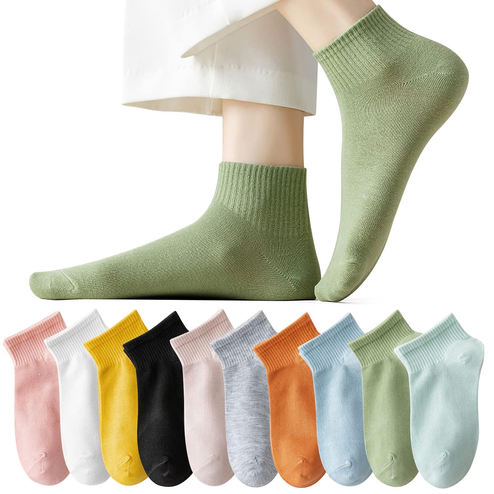 Носки-подследники Iwamatu и дышащие хлопковые носки-подследники милых и размеров для кроссовок, подходящие для всех сезонов, женские [Влагоотводящие, Быстросохнущие,
Носки-подследники Iwamatu и дышащие хлопковые носки-подследники милых и размеров для кроссовок, подходящие для всех сезонов, женские [Влагоотводящие, Быстросохнущие,