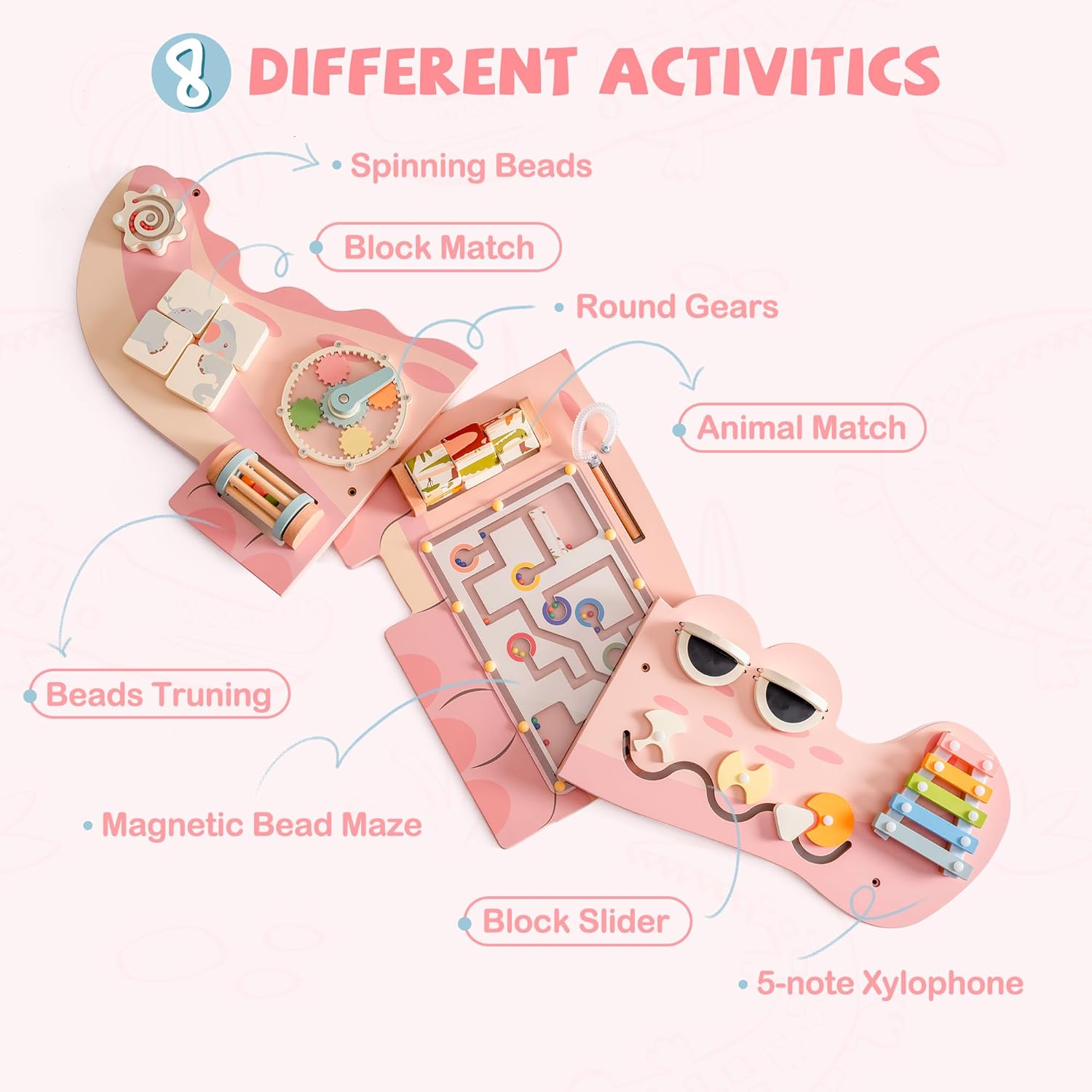 Robotime Robud Деревянная развивающая доска Монтессори, настенный игровой центр с шестернями и лабиринтом, деревянная игрушка, подарки
Robotime Robud Деревянная развивающая доска Монтессори, настенный игровой центр с шестернями и лабиринтом, деревянная игрушка, подарки