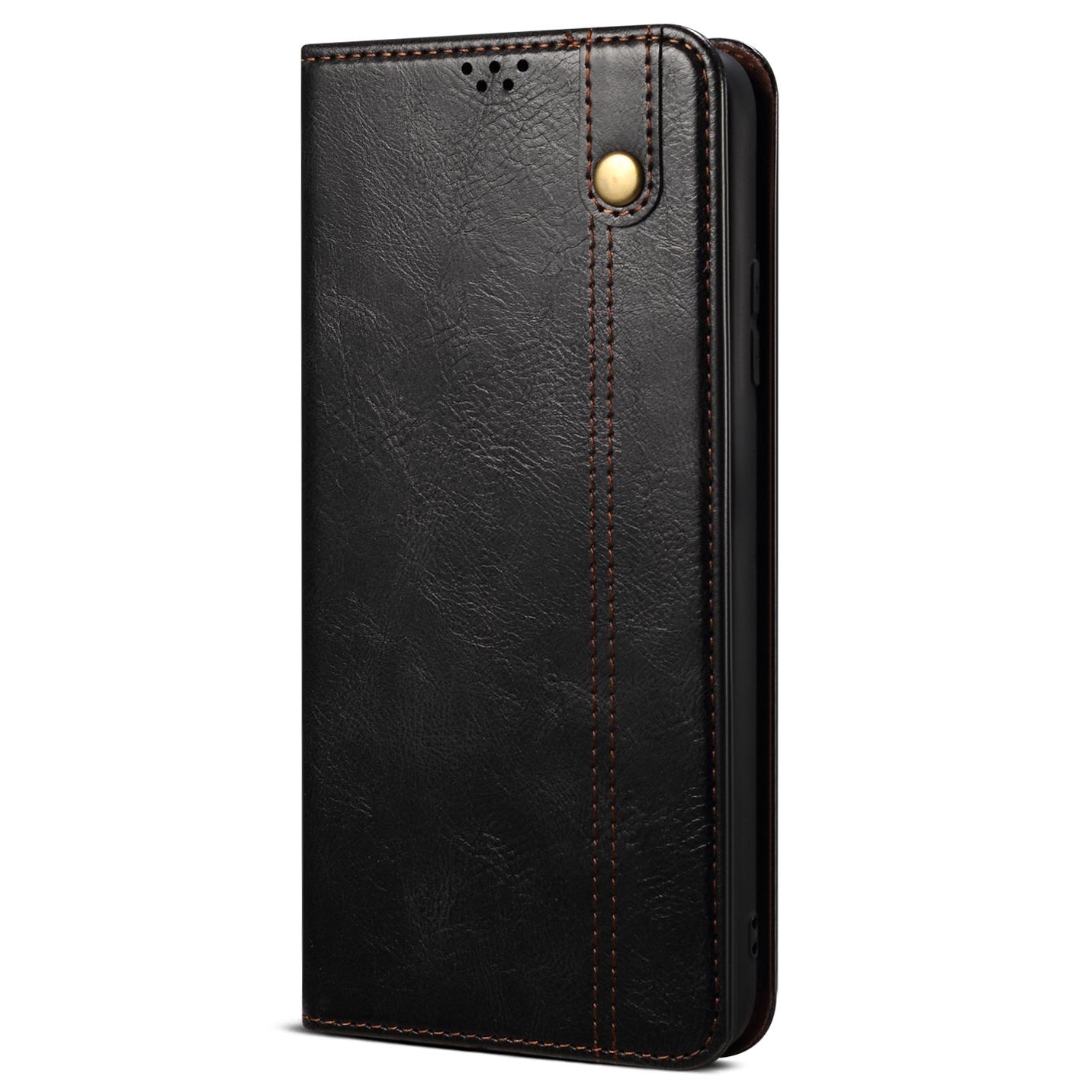 For Samsung Galaxy S22 5G Crazy Horse Texture Waxy PU Leather Magnetic Absorption Wallet Stand Anti-drop Phone Case Cover Shell Black
For Samsung Galaxy S22 5G Crazy Horse Texture Waxy PU Leather Magnetic Absorption Wallet Stand Anti-drop Phone Case Cover Shell Black