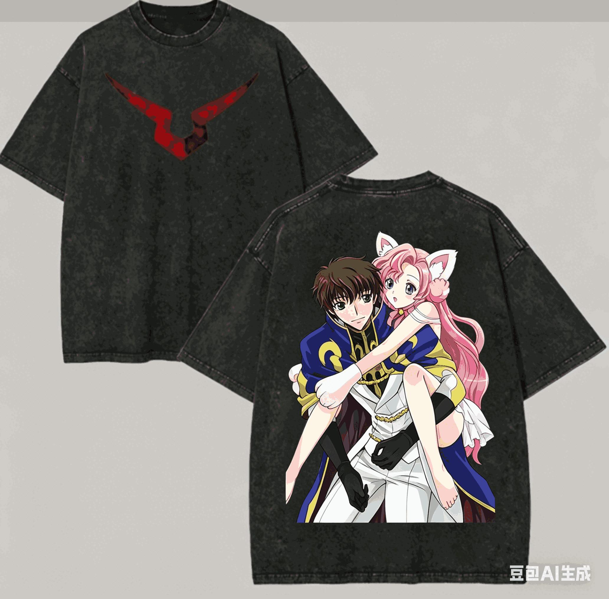 Code Geass Постиранная футболка Личность Одежда Новая модель Аниме футболка Круглогодичная одежда Большой размер Винтажный Свободный высокое качество S
Code Geass Постиранная футболка Личность Одежда Новая модель Аниме футболка Круглогодичная одежда Большой размер Винтажный Свободный высокое качество S