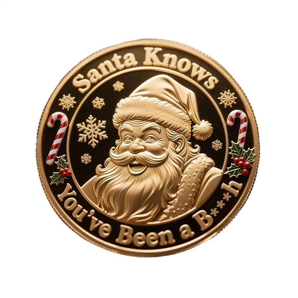 Christmas Santa Coin Christmas Santa Collectible Coin Pocket-Sized Keepsake Interactive Challenge Prop for Winter Holiday Kids жовтий
Christmas Santa Coin Christmas Santa Collectible Coin Pocket-Sized Keepsake Interactive Challenge Prop for Winter Holiday Kids жовтий