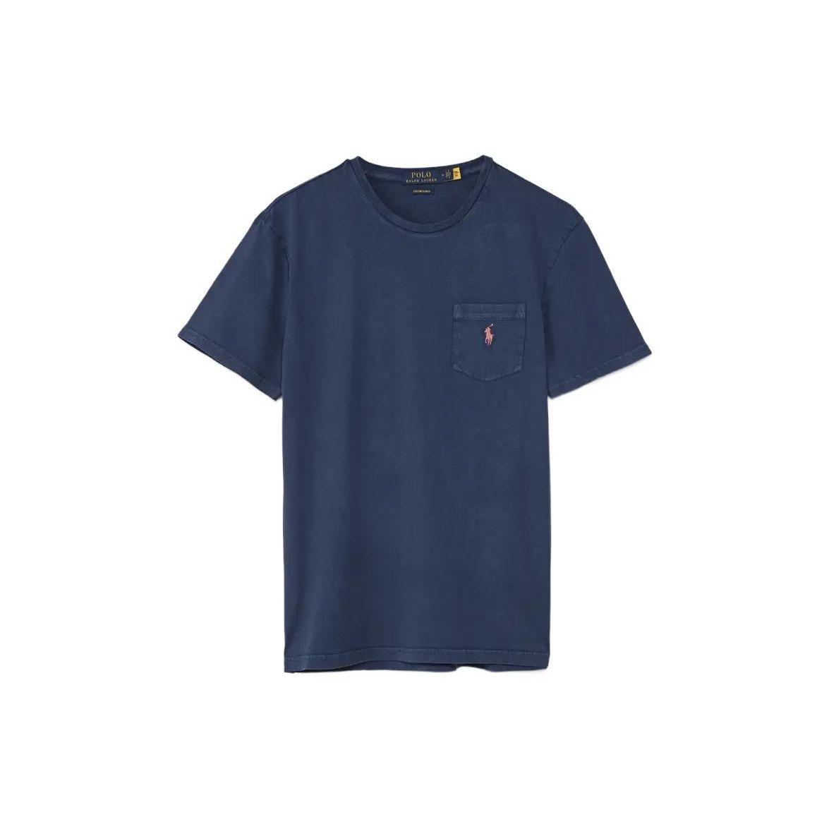 Polo Ralph Lauren SS22 Однотонная футболка с коротким рукавом и круглым вырезом Мужские топы Синий 710867350003 M
Polo Ralph Lauren SS22 Однотонная футболка с коротким рукавом и круглым вырезом Мужские топы Синий 710867350003 M