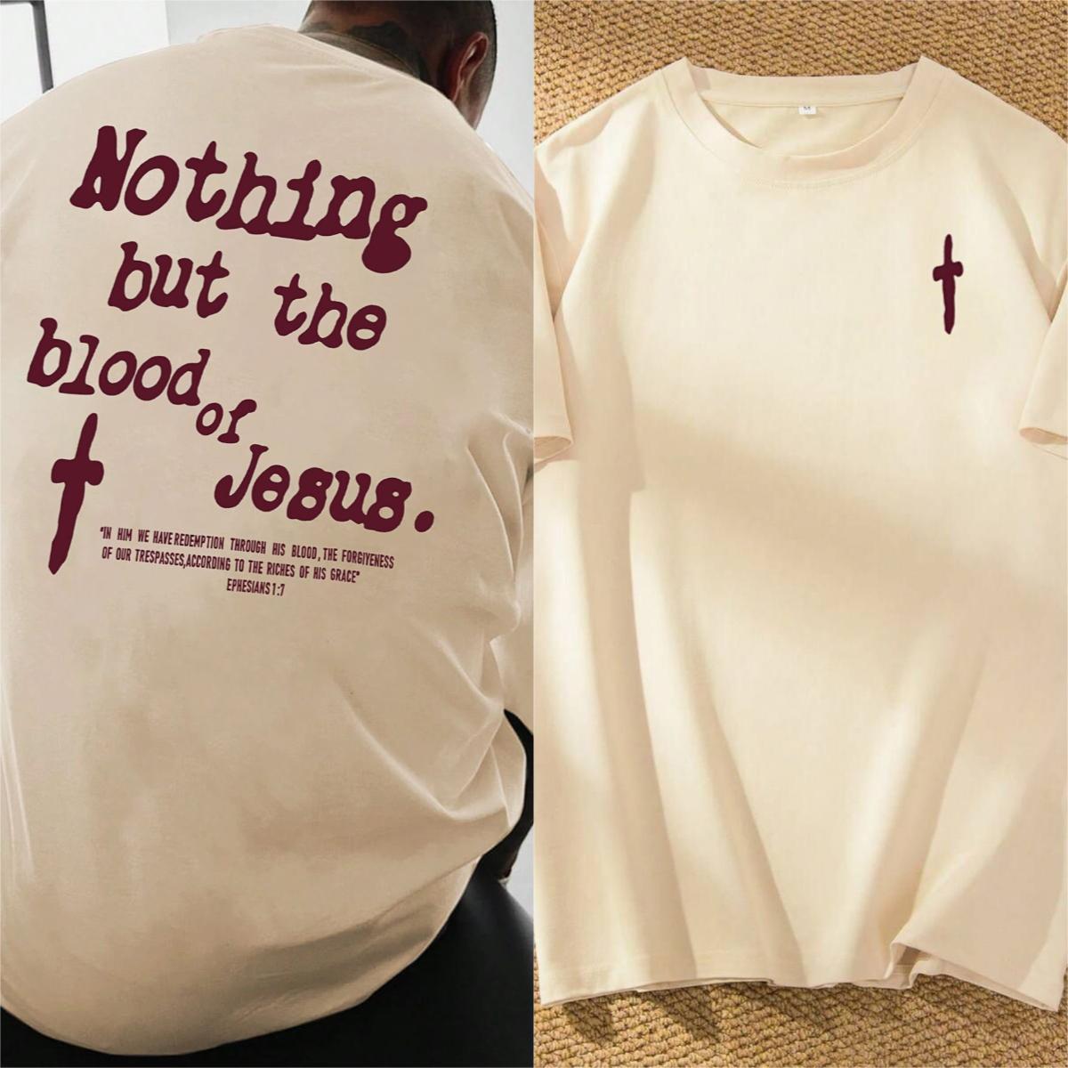 Men s Loose Fit Short Sleeve T-Shirt 100% Polyester Casual Crew Neck with Nothing But the Blood of Jesus Print Lightweight 4XL
Men s Loose Fit Short Sleeve T-Shirt 100% Polyester Casual Crew Neck with Nothing But the Blood of Jesus Print Lightweight 4XL