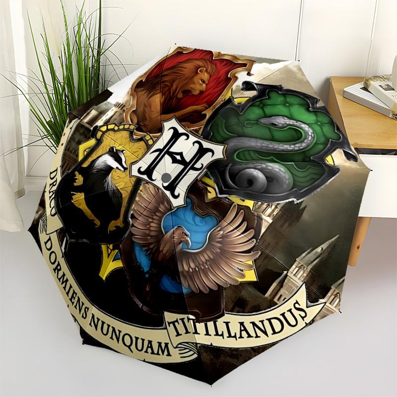 1pc Hogwarts Crest Automatic Folding Umbrella - Sturdy 8-Rib Polyester Canopy,Sun-Defying Travel Companion yy251023161
1pc Hogwarts Crest Automatic Folding Umbrella - Sturdy 8-Rib Polyester Canopy,Sun-Defying Travel Companion yy251023161