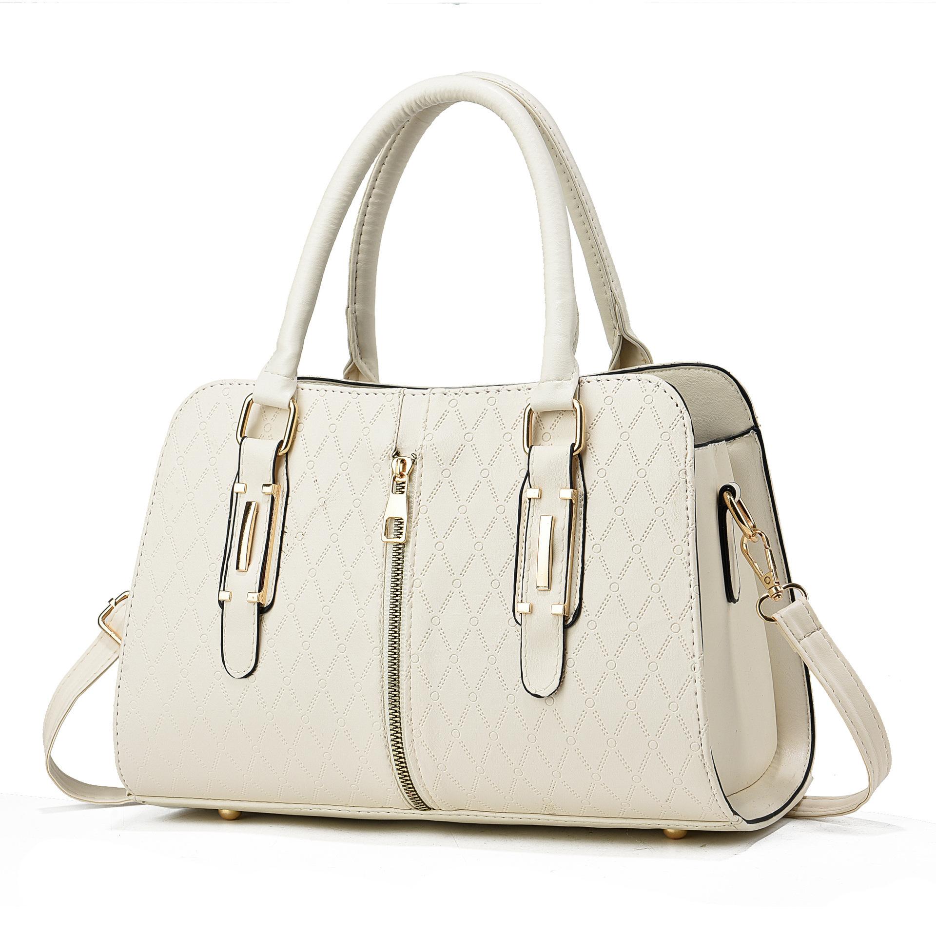 New fashion color matching women s handbag European and American atmosphere large capacity shoulder messenger bag tide білий
New fashion color matching women s handbag European and American atmosphere large capacity shoulder messenger bag tide білий