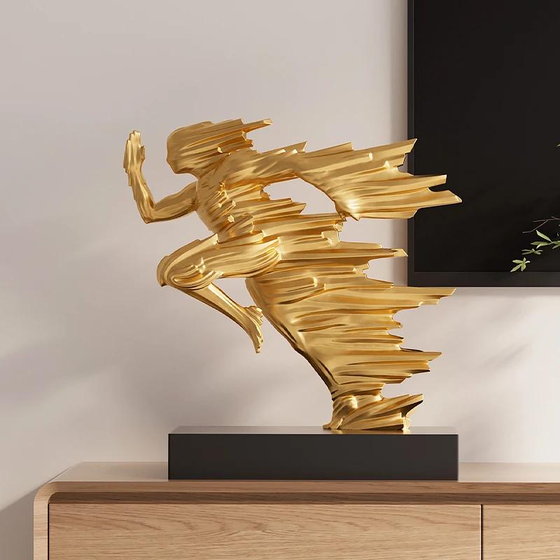 Exquisite 23cm Resin Running Style Man Statue, Stylish Golden Sculptures For Modern Home Office Decoration, Abstract Figurines золотий
Exquisite 23cm Resin Running Style Man Statue, Stylish Golden Sculptures For Modern Home Office Decoration, Abstract Figurines золотий