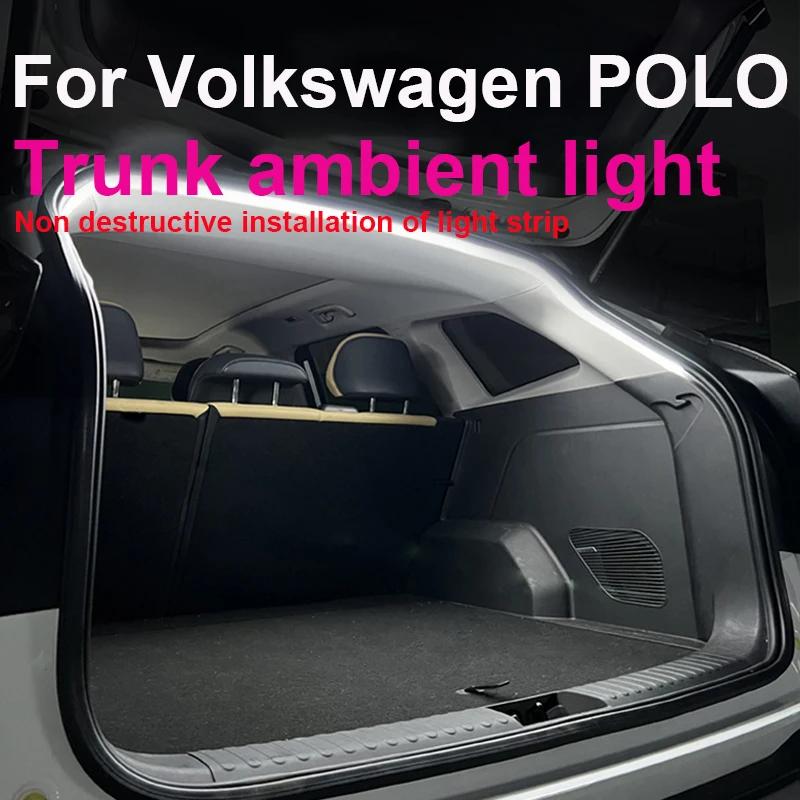 Для VolkswagenPOLO Автомобильные атмосферные фонари Освещение багажника Аксессуары для модификации автомобильных световых полосок Освещение багажника золотистый
Для VolkswagenPOLO Автомобильные атмосферные фонари Освещение багажника Аксессуары для модификации автомобильных световых полосок Освещение багажника золотистый