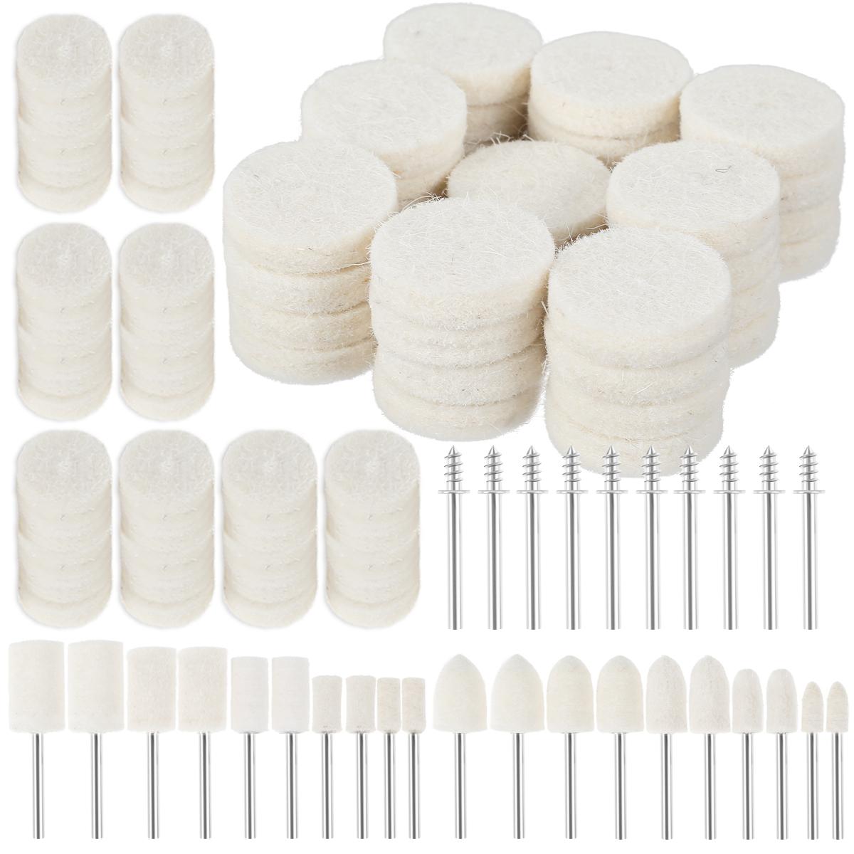 100 Pcs Felt Polishing Wheel Wool Pad Grinding Sanding Head Abrasive Buffing Wheel Shank Cotton Thread Polishing Mini Brush
100 Pcs Felt Polishing Wheel Wool Pad Grinding Sanding Head Abrasive Buffing Wheel Shank Cotton Thread Polishing Mini Brush