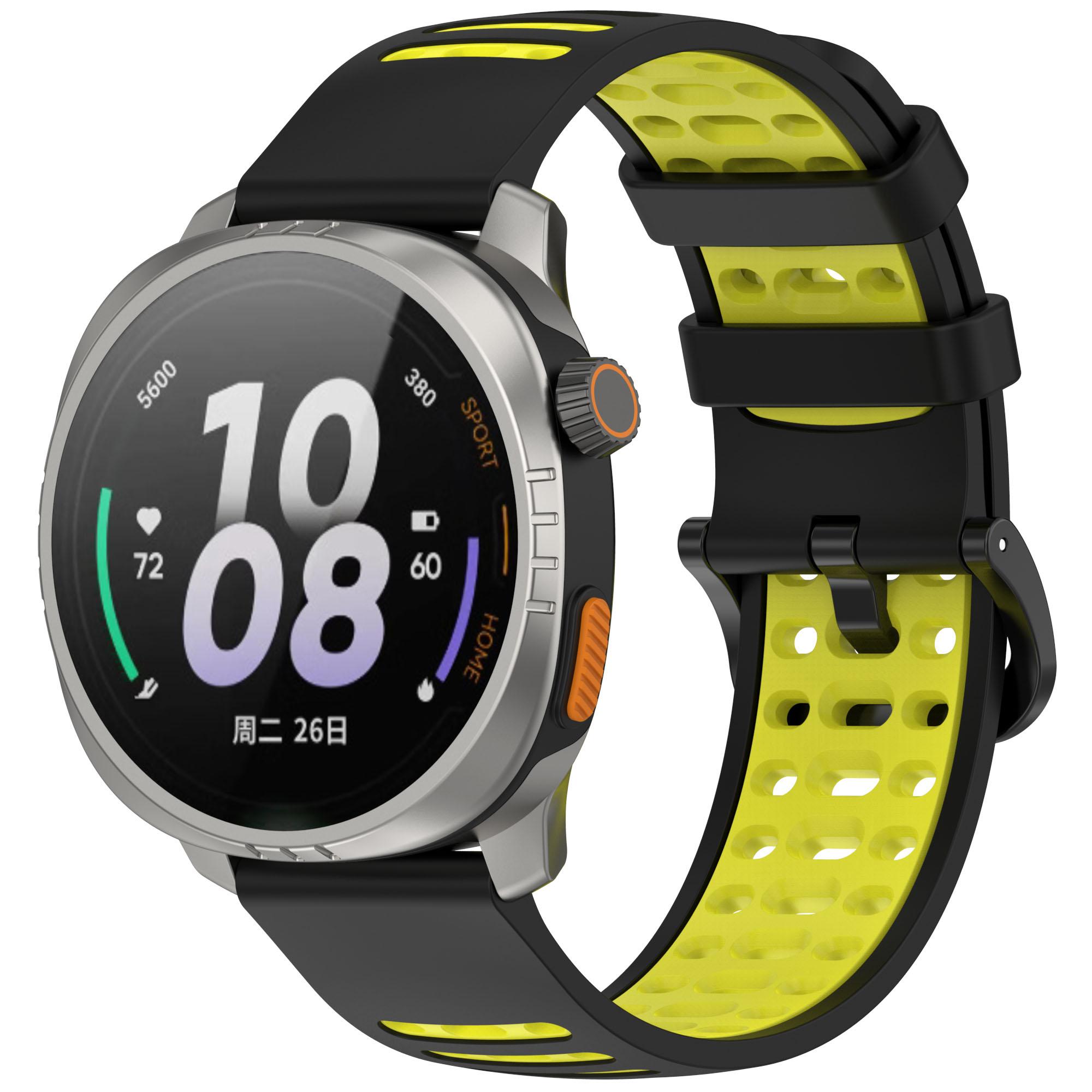 For Xiaomi Watch S4/Keep Watch Pilot 1 Watchband 22mm Dual Color Silicone Strap Green/Black
For Xiaomi Watch S4/Keep Watch Pilot 1 Watchband 22mm Dual Color Silicone Strap Green/Black